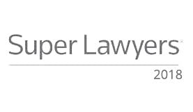 Selected for inclusion in Super Lawyers 2018